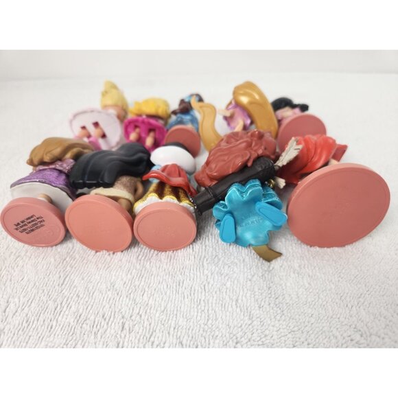 Lot of 10 Disney Animators Collection Mini Princess Doll Figures 3.5” - Picture 8 of 10